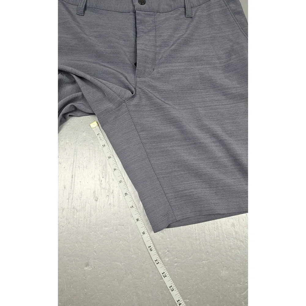 Bylt Shorts Mens Large Kinetic Gray Stretch Waist Water Resistant Active Outdoor